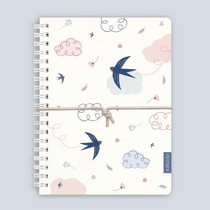 tydenni diar vlastovky formace design